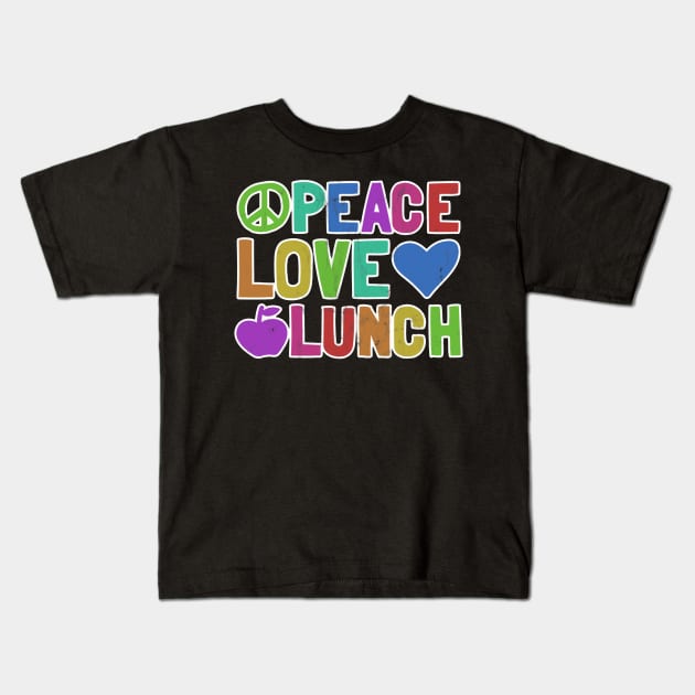 Lunch Lady Kids T-Shirt by tanambos